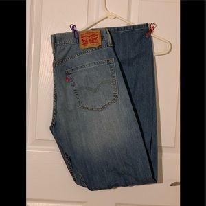 Mens Levi 505 straight leg jeans. Vintage Red tag.